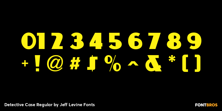 Detective Case Regular Font Poster #4