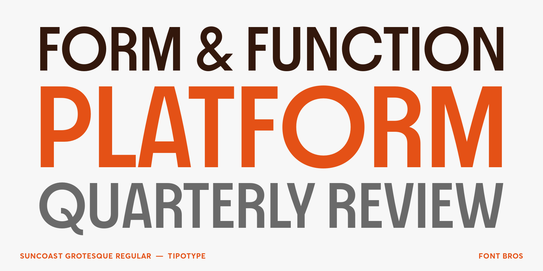 Suncoast Grotesque Regular Font Poster #2