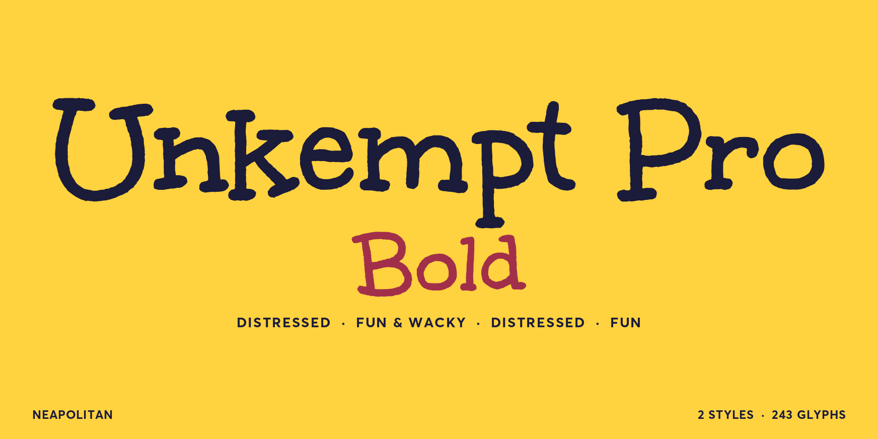 Unkempt Pro Bold Thumbnail #1
