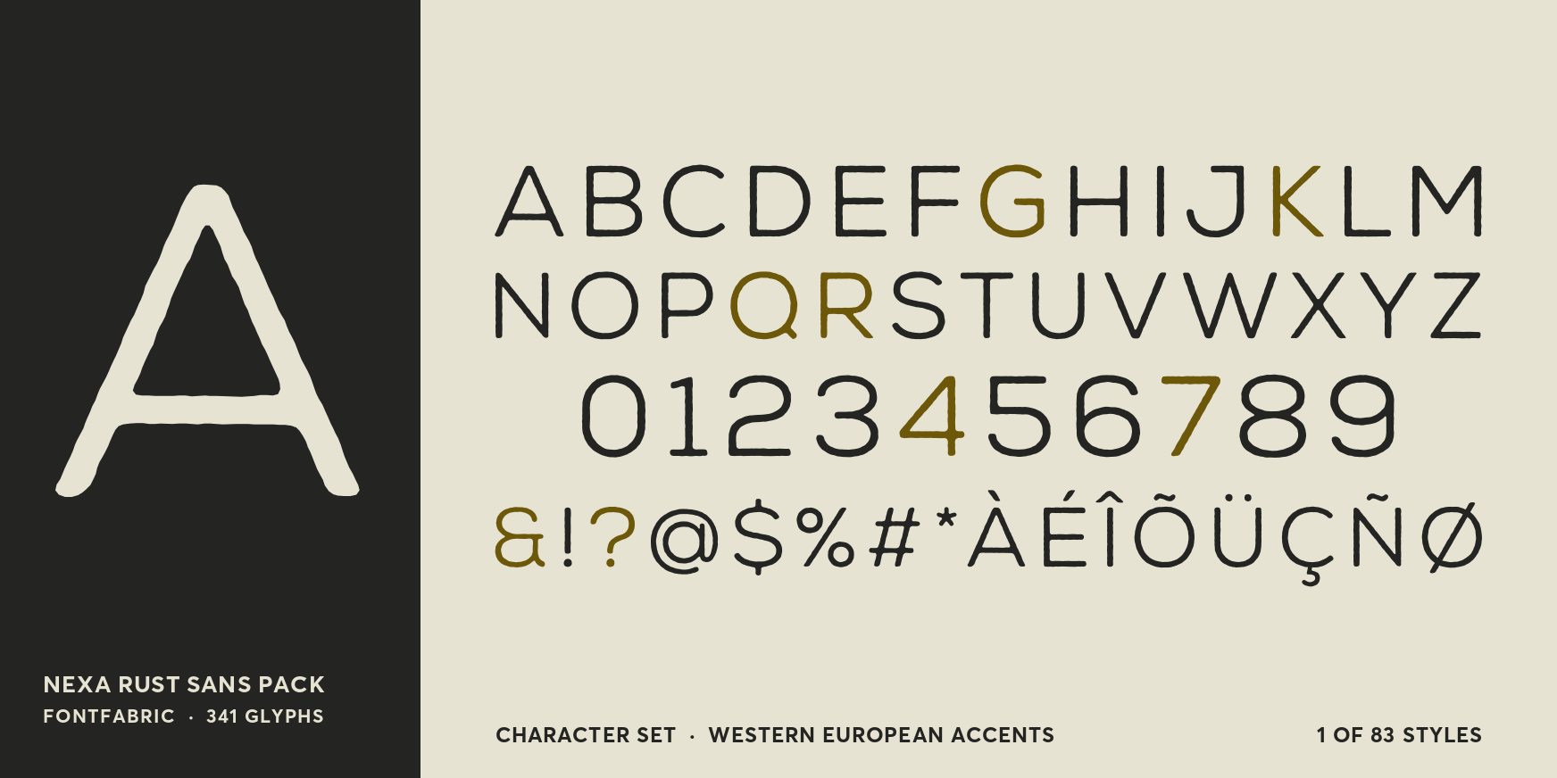 Nexa Rust Sans Pack Font Poster #4