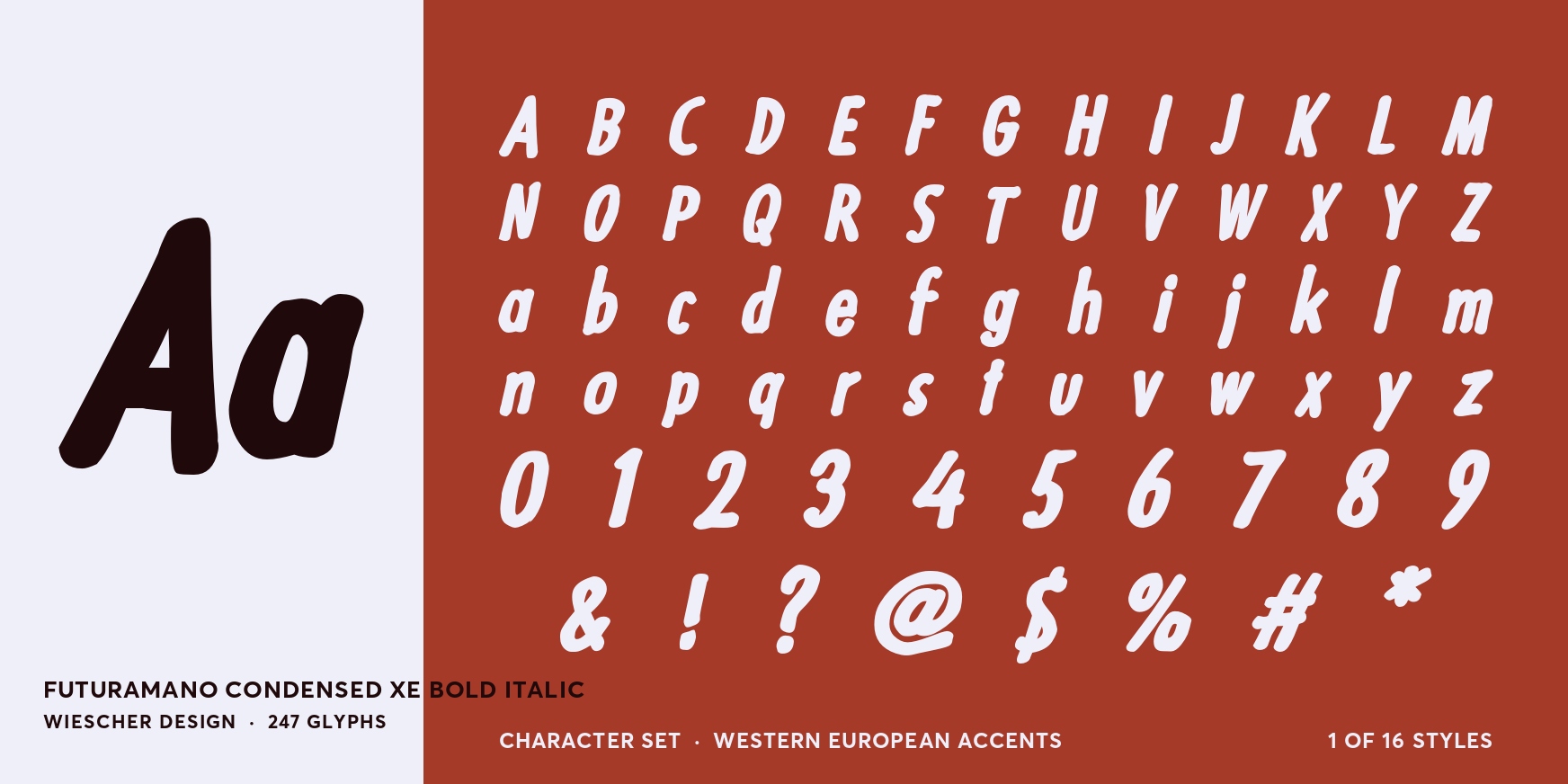 Futuramano Condensed Xe Bold Italic Font Poster #4