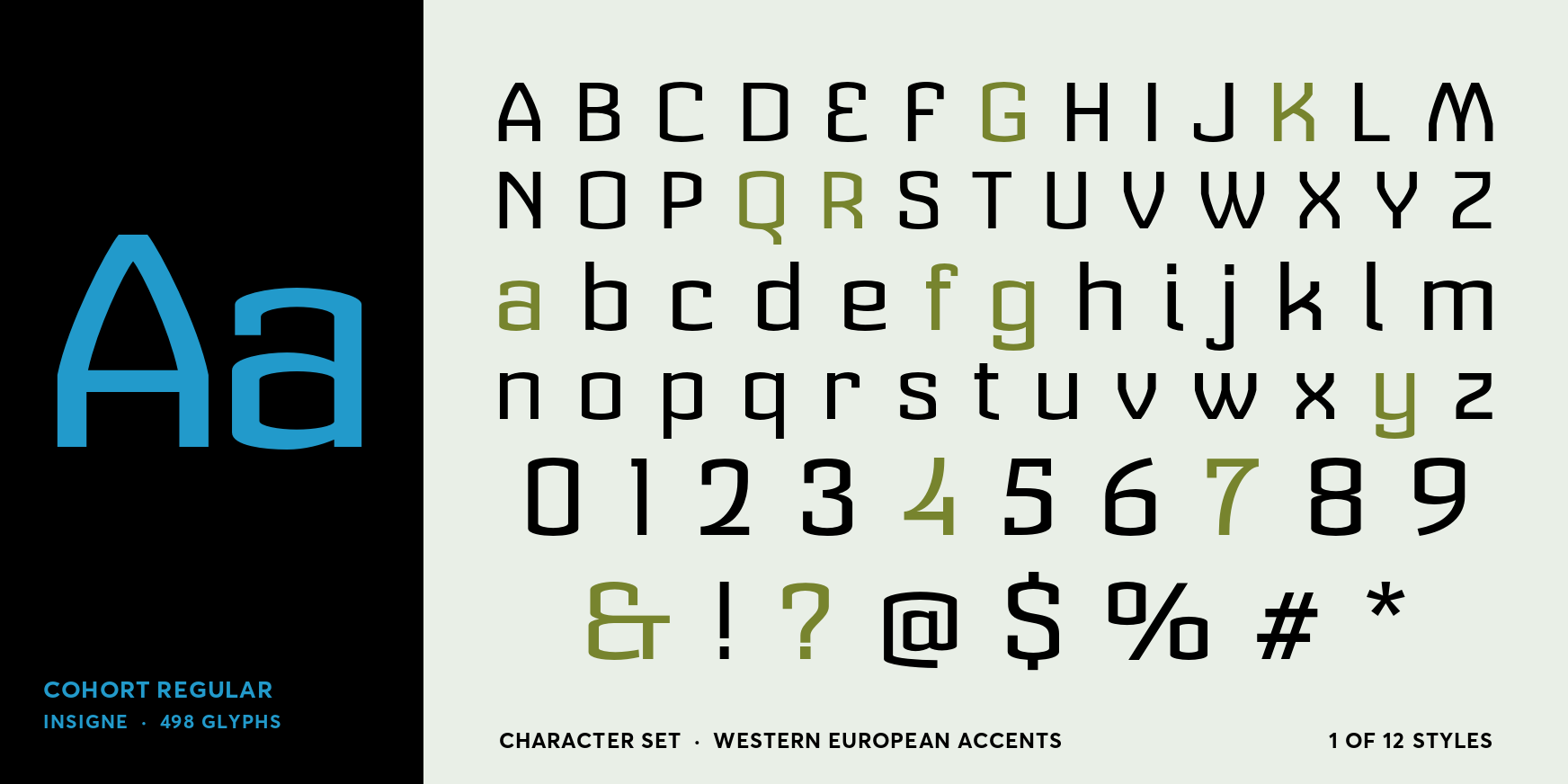 Cohort Regular Font Poster #4