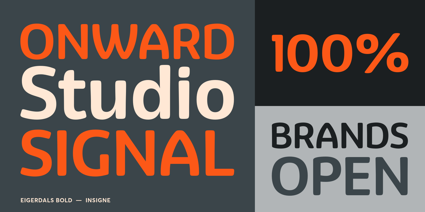 Eigerdals Bold Font Poster #3