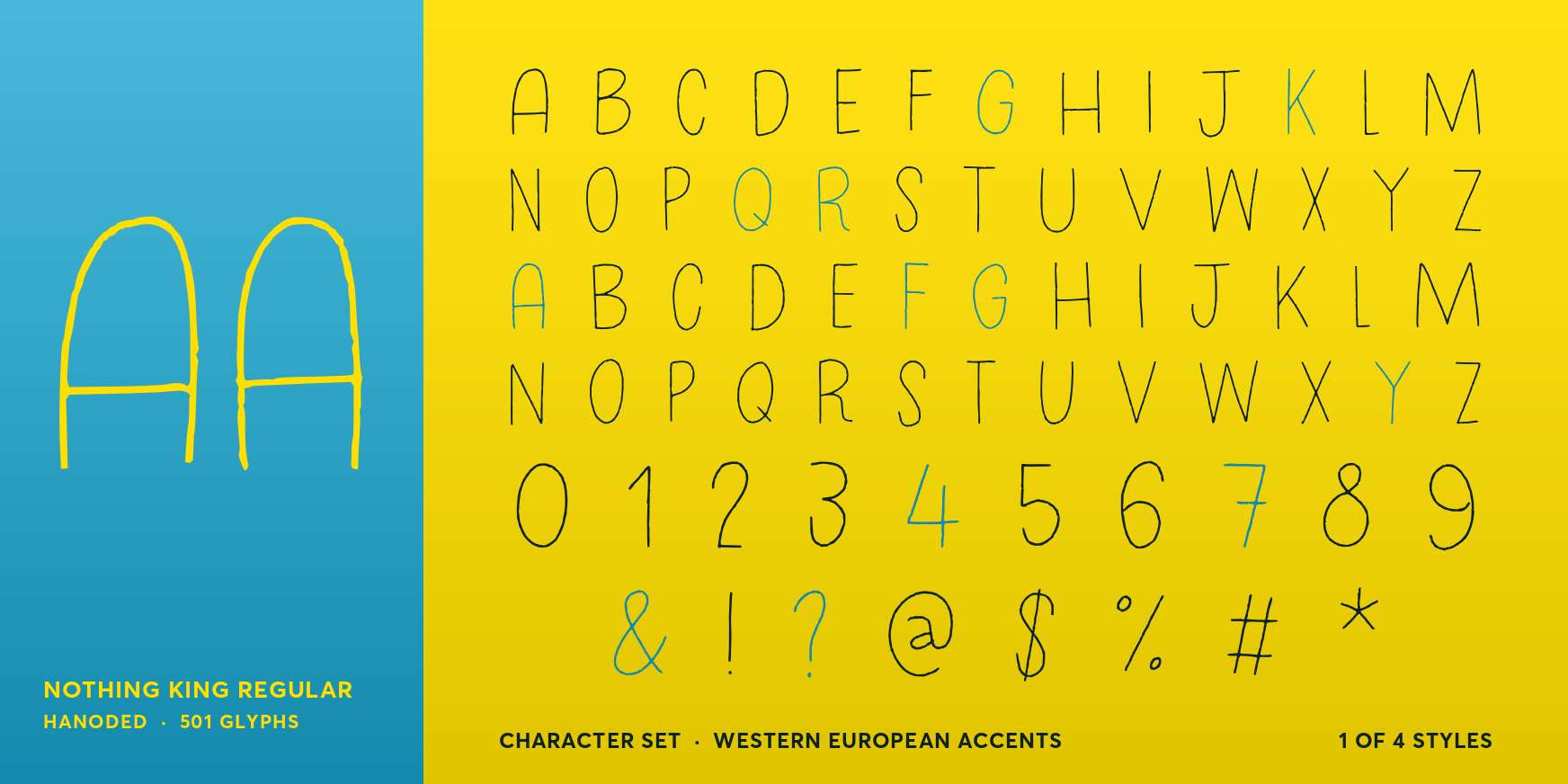 Nothing King Regular Font Poster #4