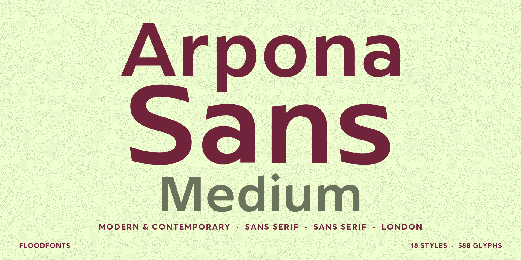 Arpona Sans Medium Thumbnail #1