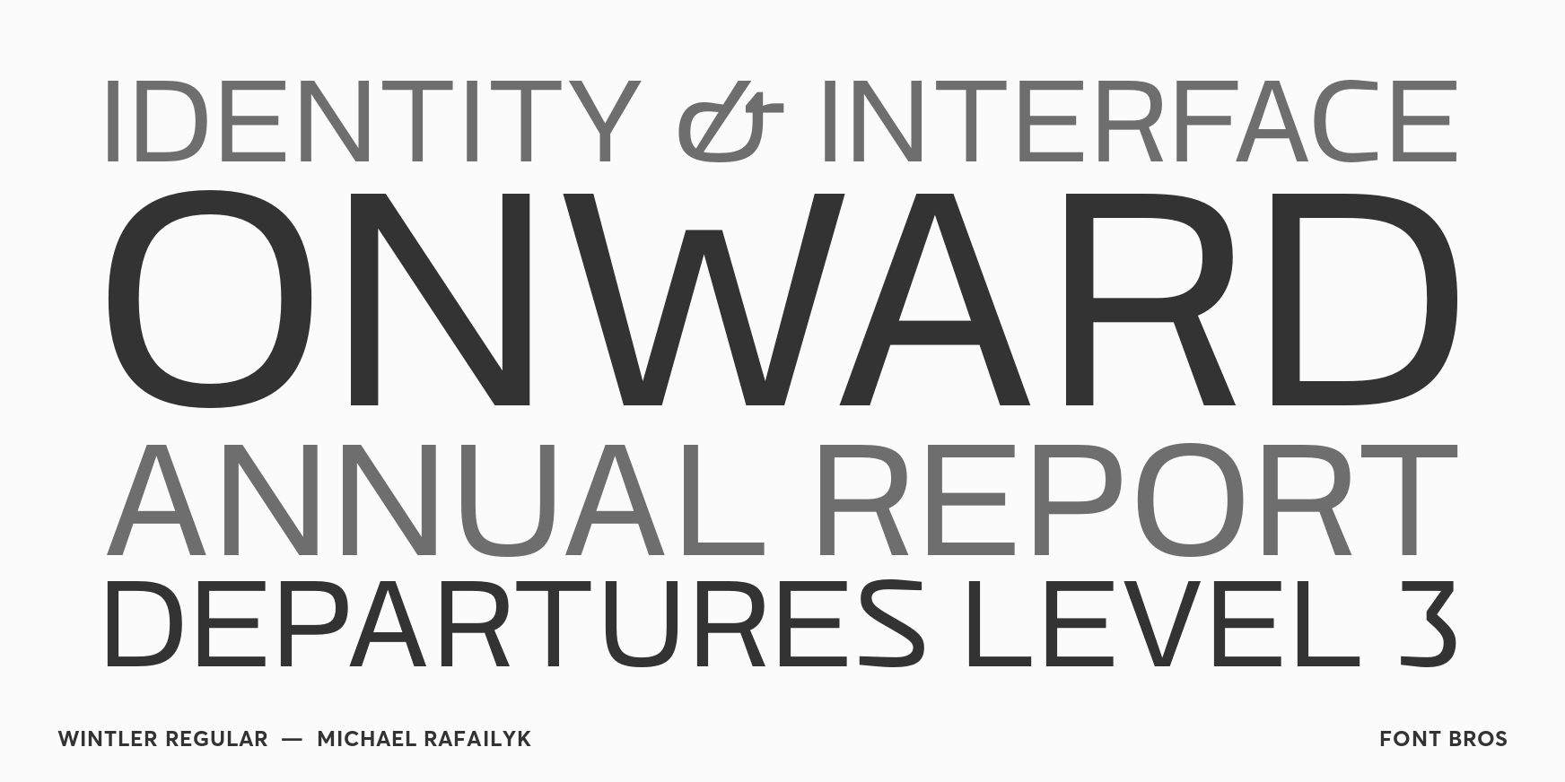 Wintler Regular Font Poster #2