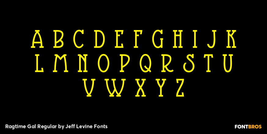 Ragtime Gal Regular Font Poster #2