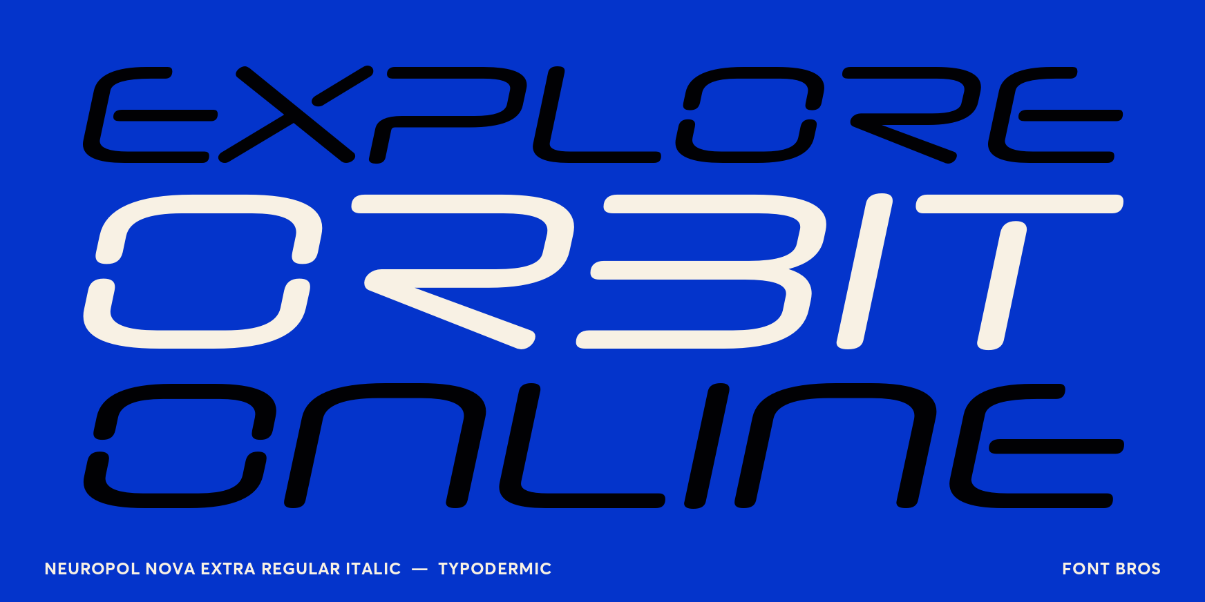 Neuropol Nova Extra Regular Italic Thumbnail #2