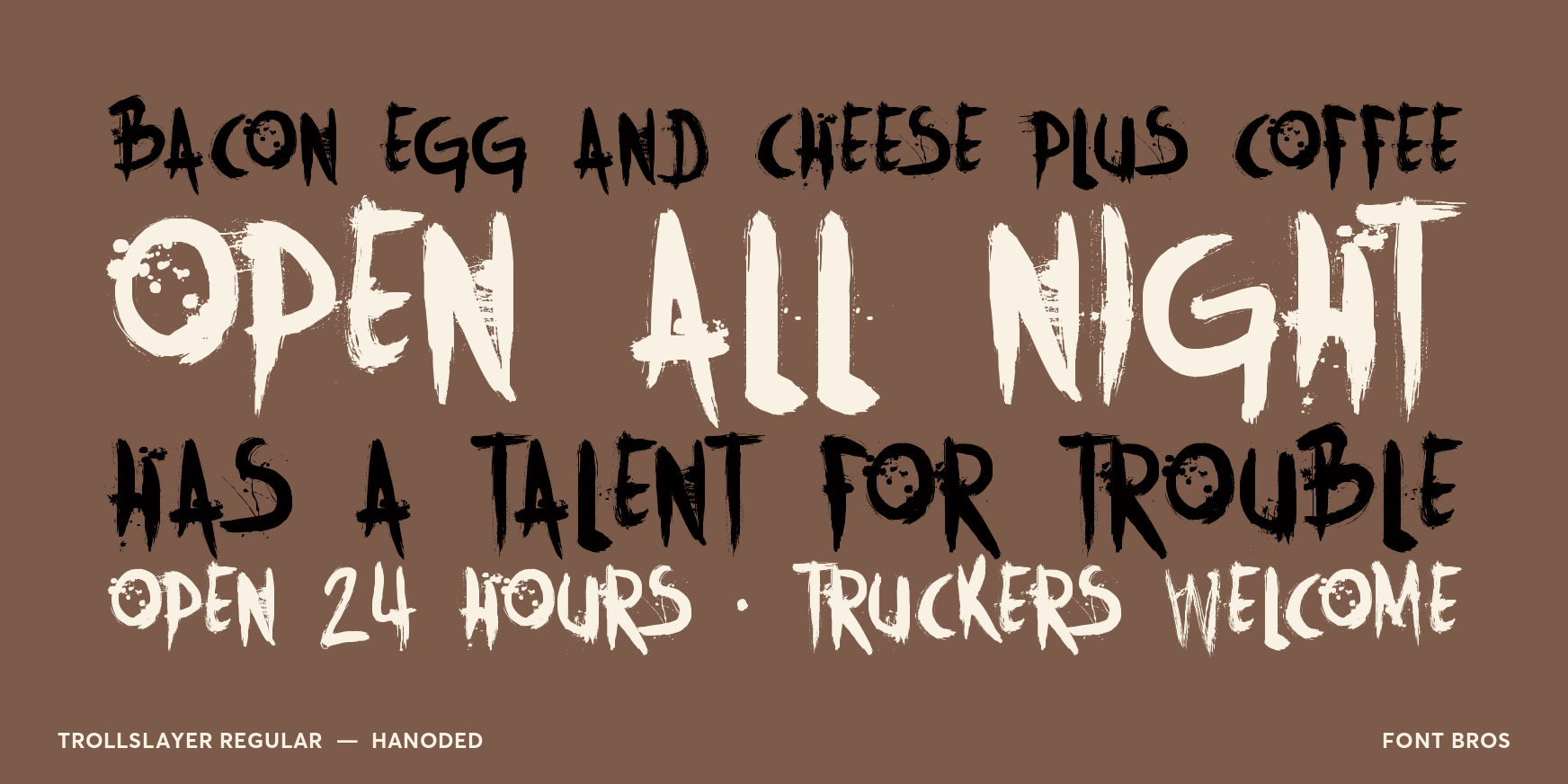Trollslayer Regular Font Poster #2