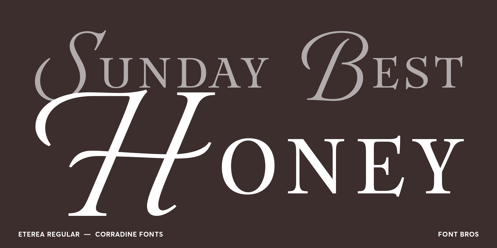 Eterea Regular Font Poster #2