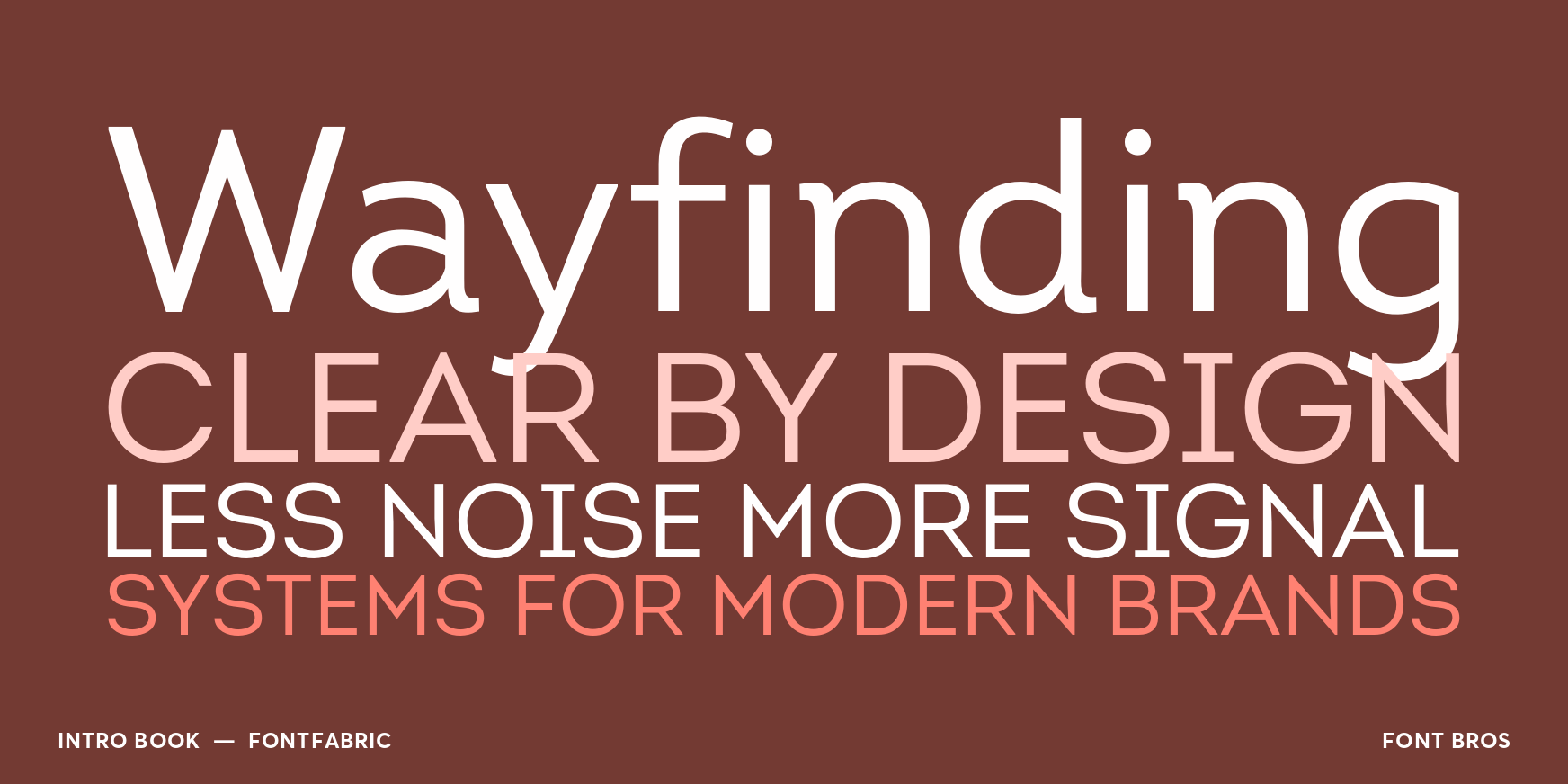 Intro Book Font Poster #2