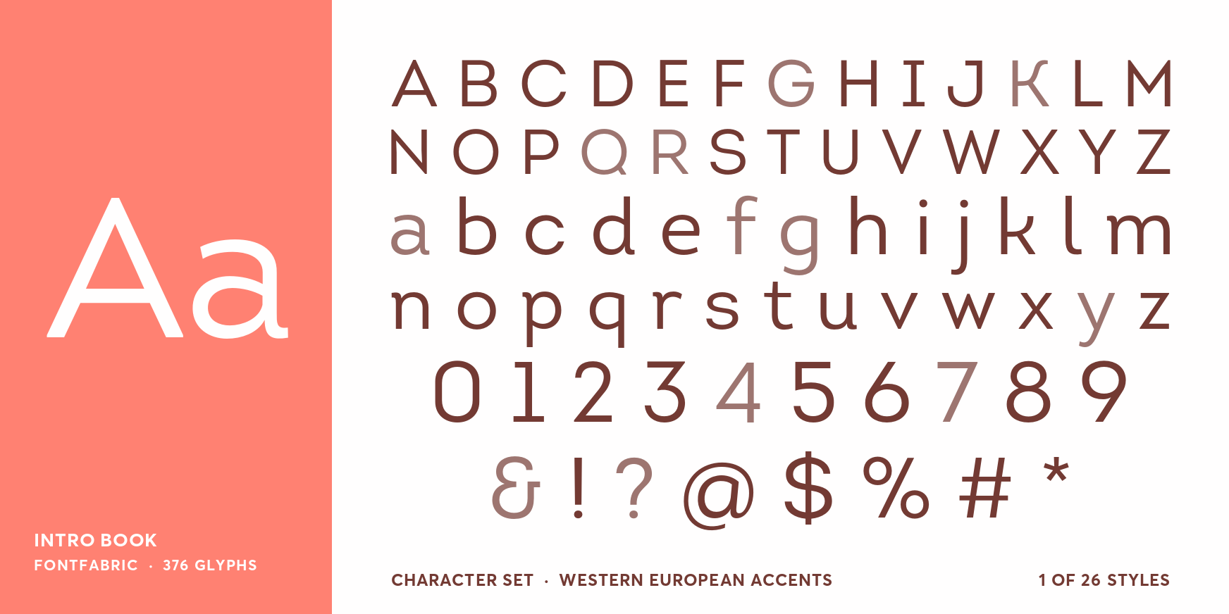 Intro Book Font Poster #4