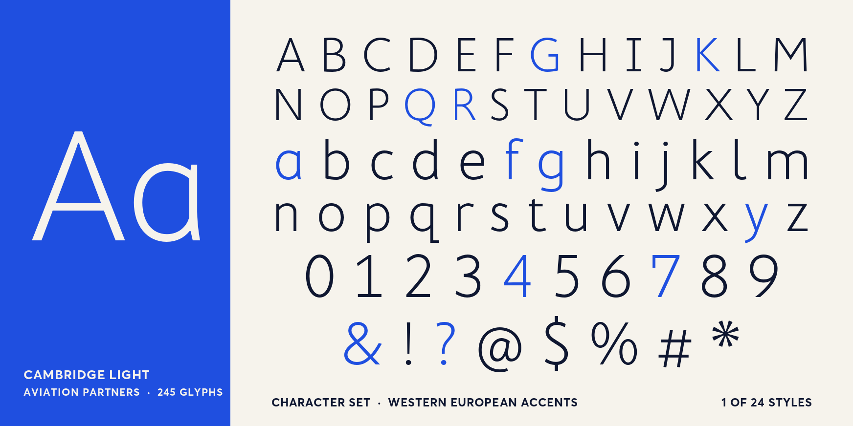 Cambridge Light Font Poster #4
