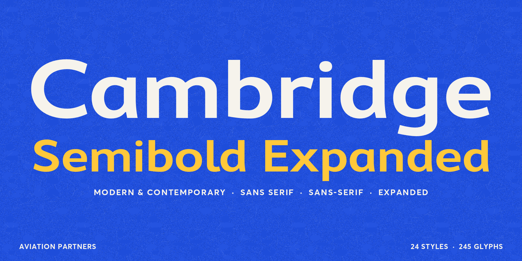 Cambridge Semibold Expanded Thumbnail #1