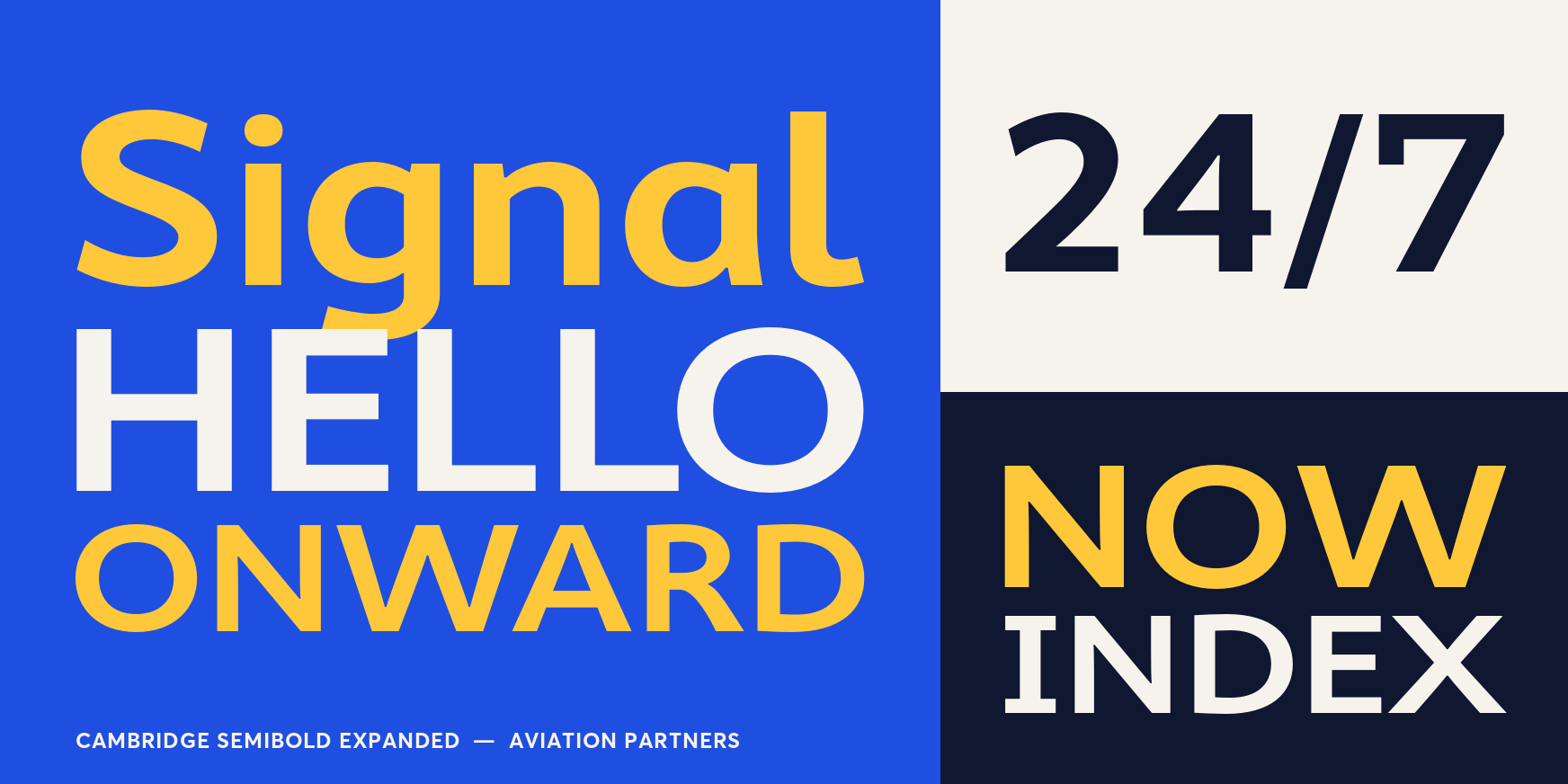 Cambridge Semibold Expanded Font Poster #3