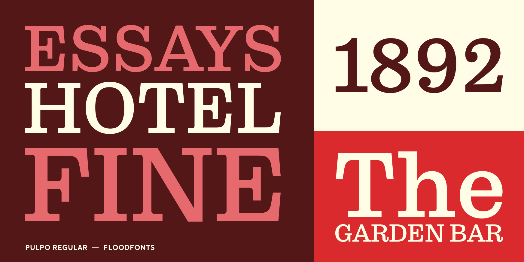Pulpo Regular Font Poster #3
