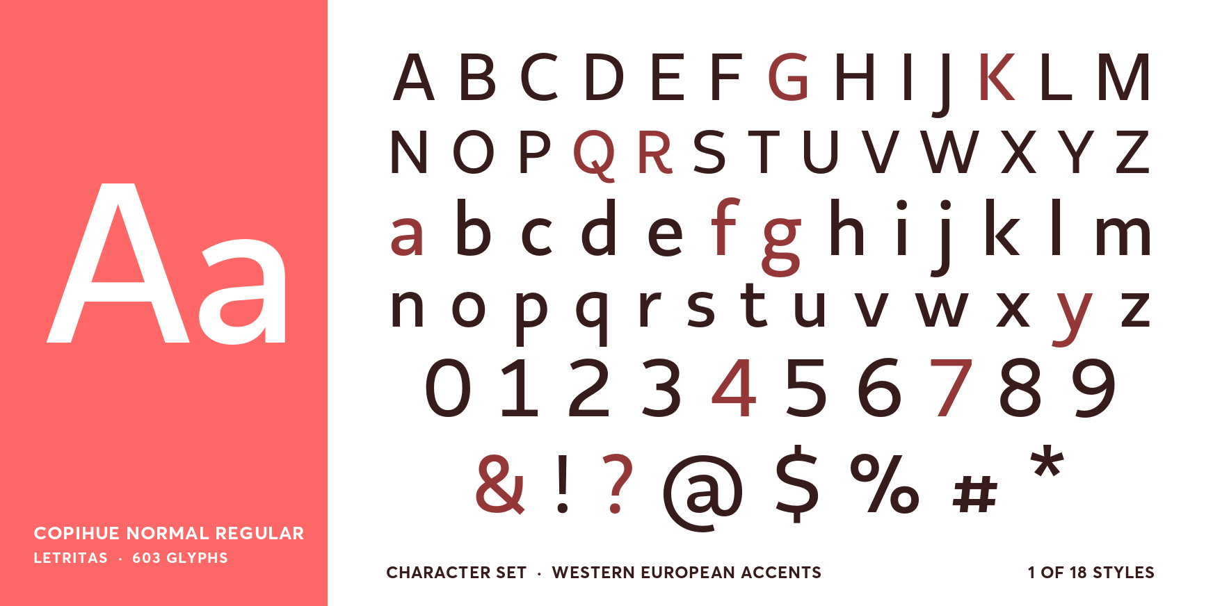 Copihue Normal Regular Font Poster #4