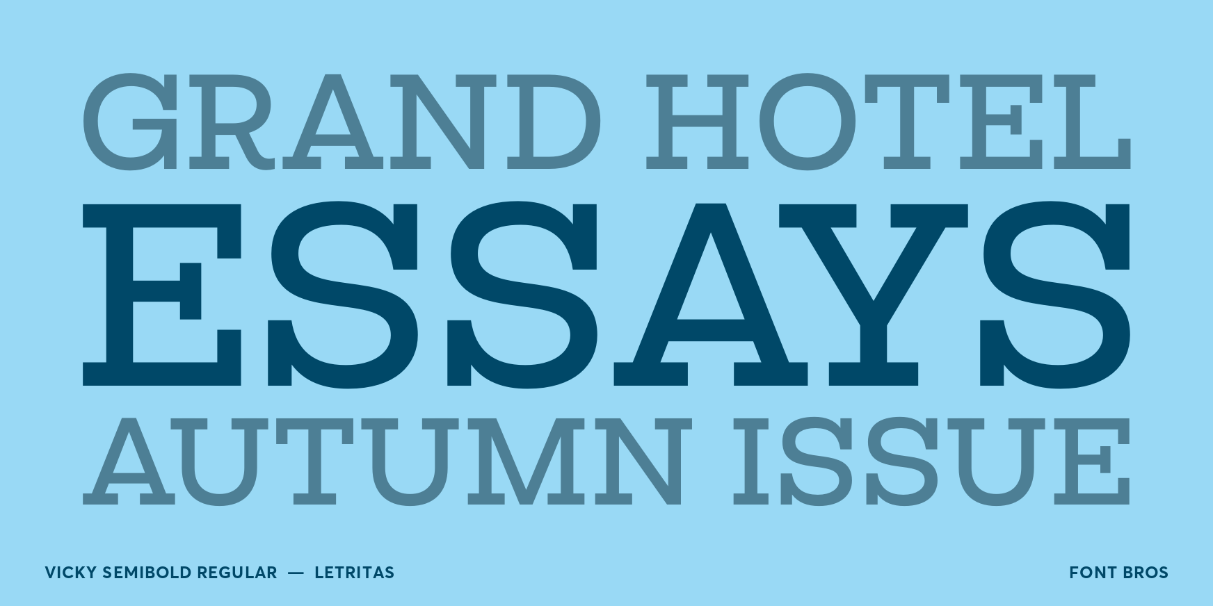 Vicky SemiBold Regular Font Poster #2