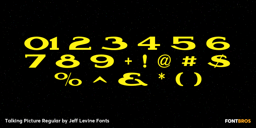 Talking Picture Regular Font Poster #4