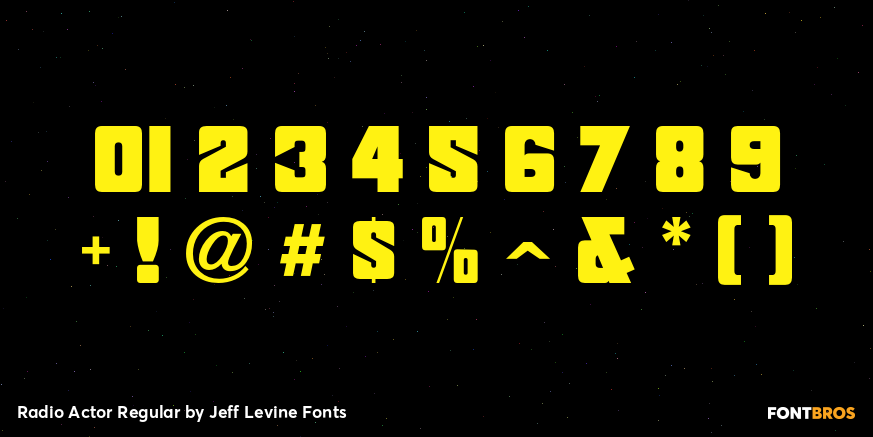 Radio Actor Regular Font Poster #4