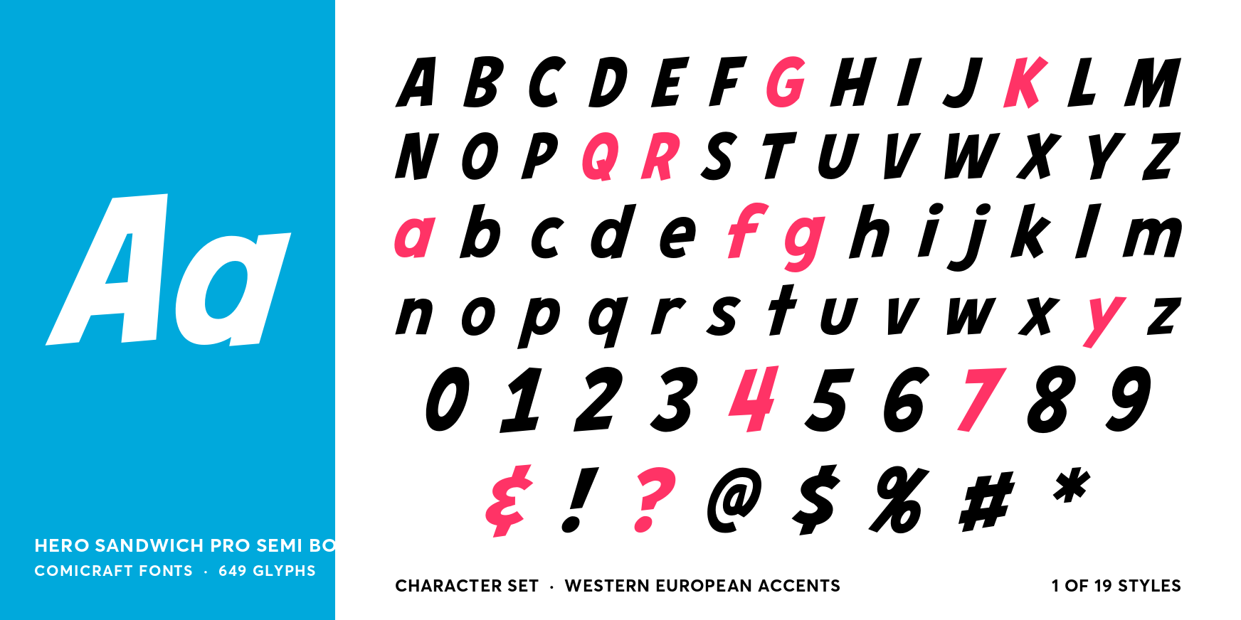 Hero Sandwich Pro Semi Bold Italic Font Poster #4