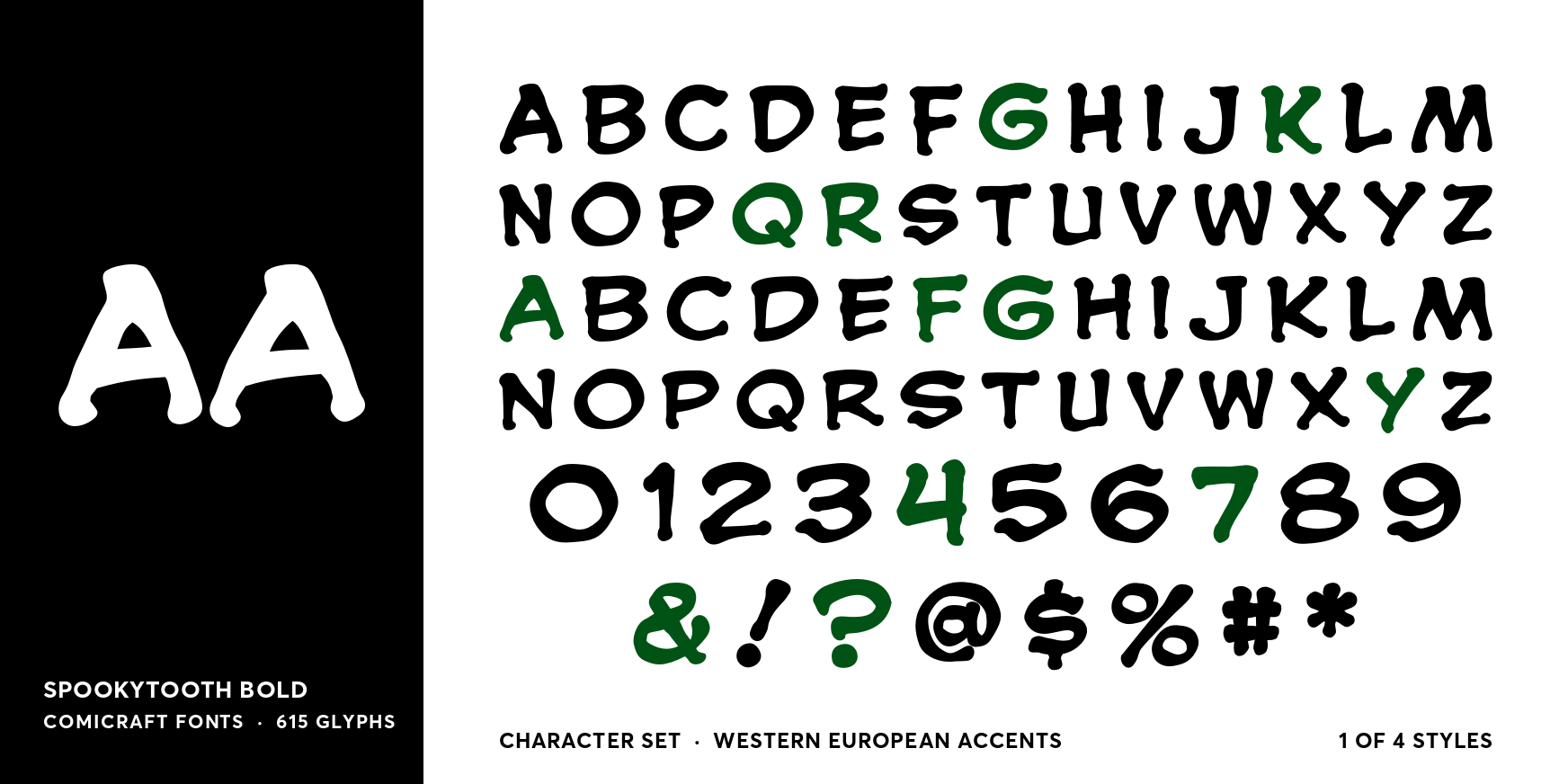 Spookytooth Bold Font Poster #4