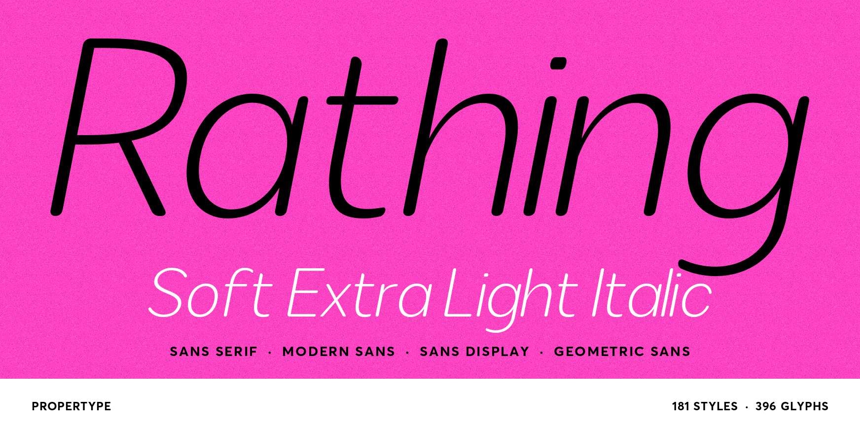 Rathing Soft Extra Light Italic Thumbnail #1