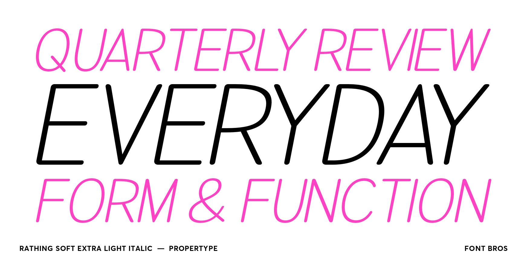 Rathing Soft Extra Light Italic Thumbnail #2