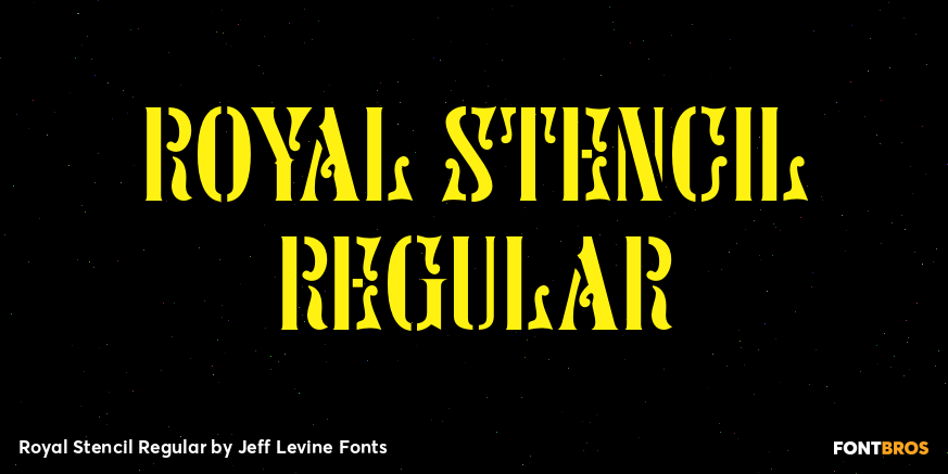 Royal Stencil Regular Thumbnail #1