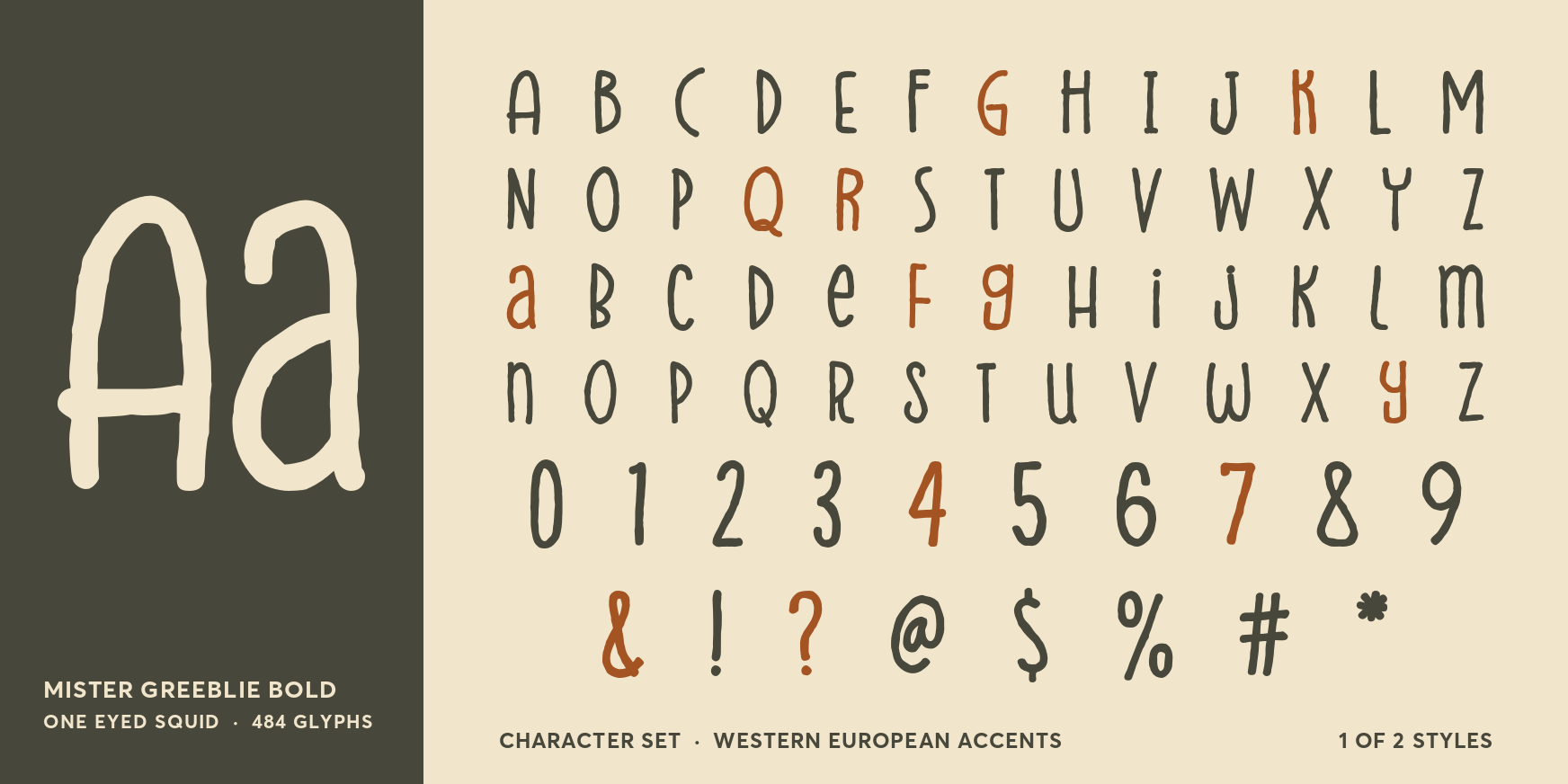 Mister Greeblie Bold Font Poster #4