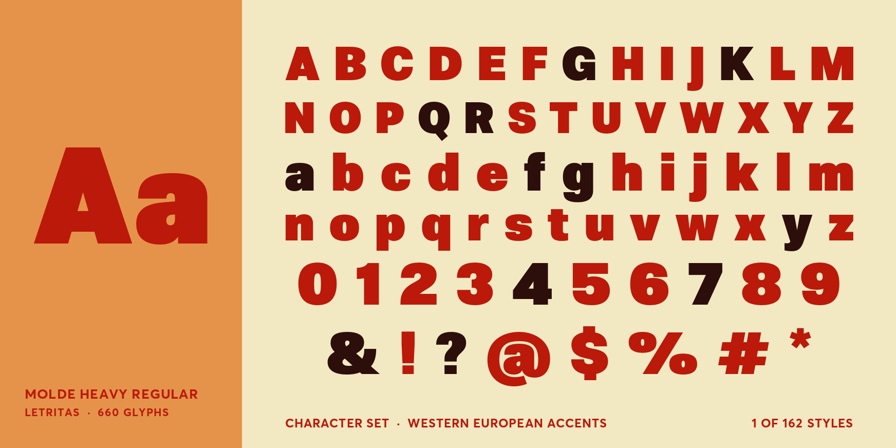 Molde Heavy Regular Font Poster #4