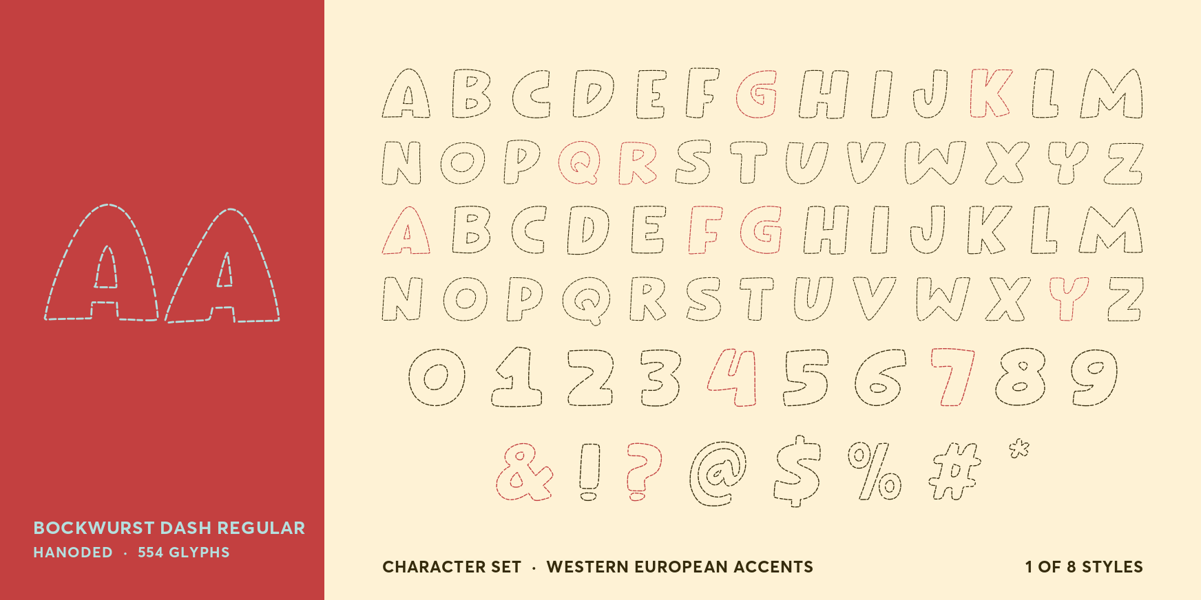 Bockwurst Dash Regular Font Poster #4