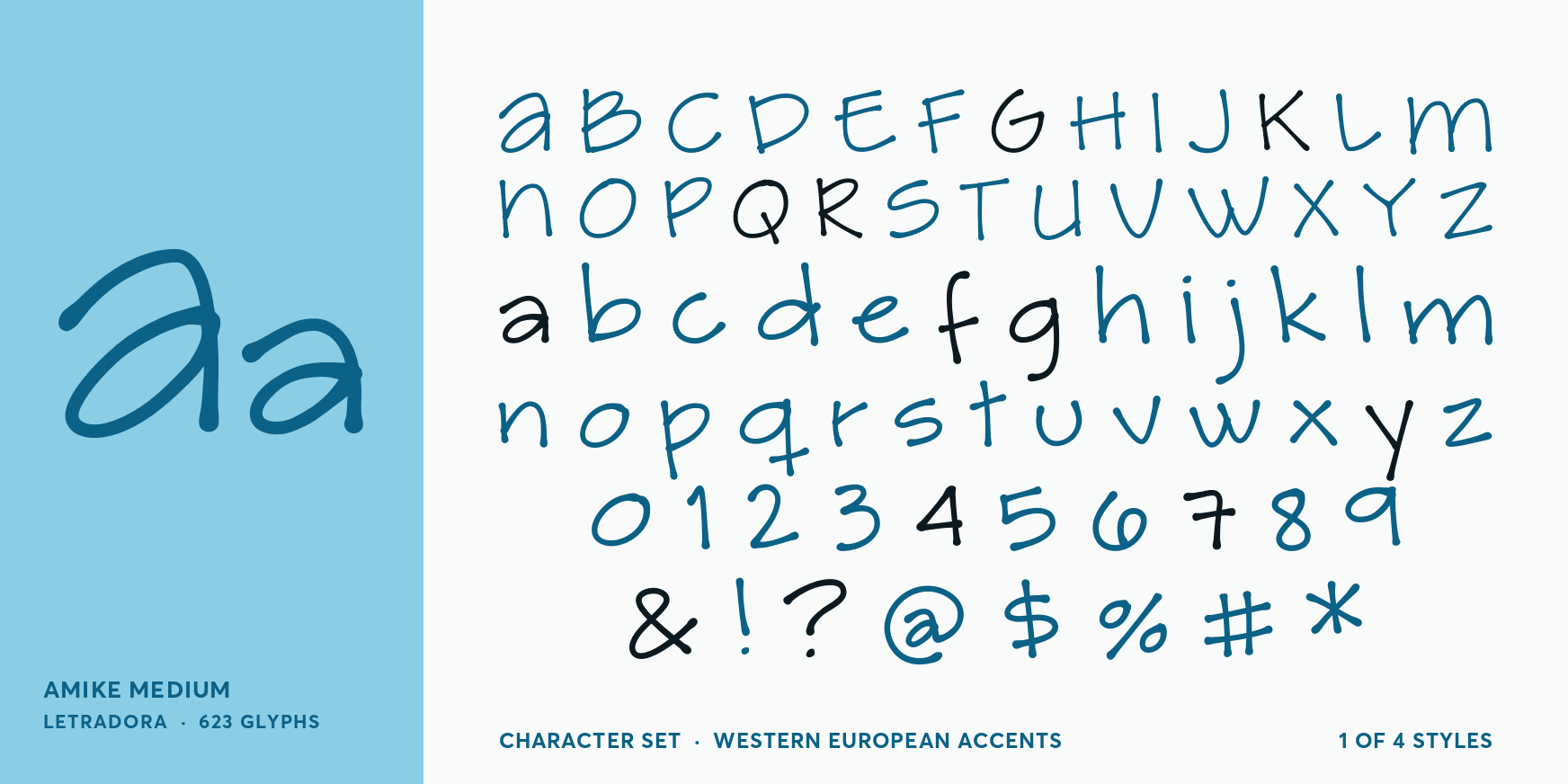 Amike Medium Font Poster #4