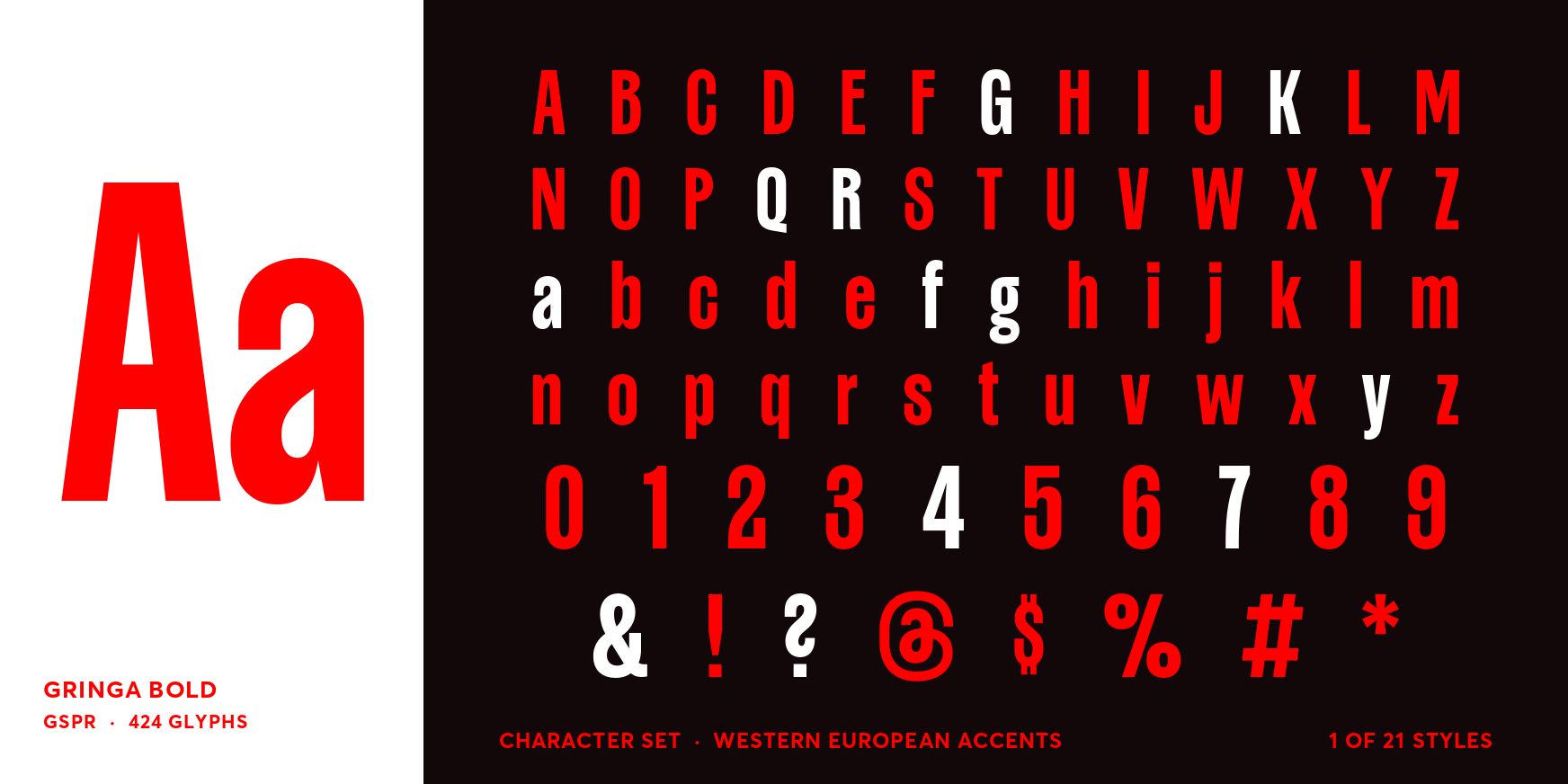 Gringa Bold Font Poster #4