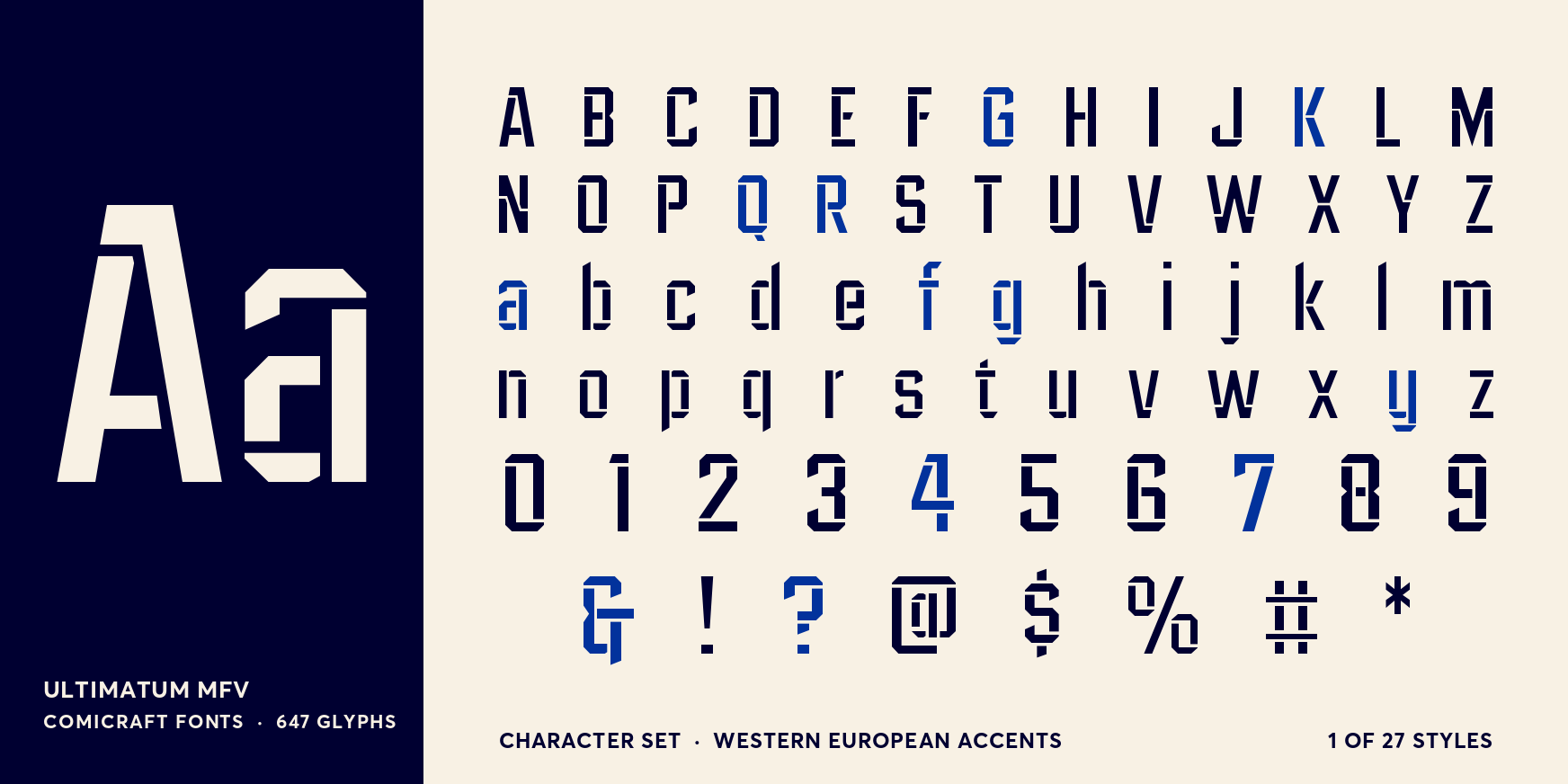 Ultimatum Velocity Variable Font Poster #4