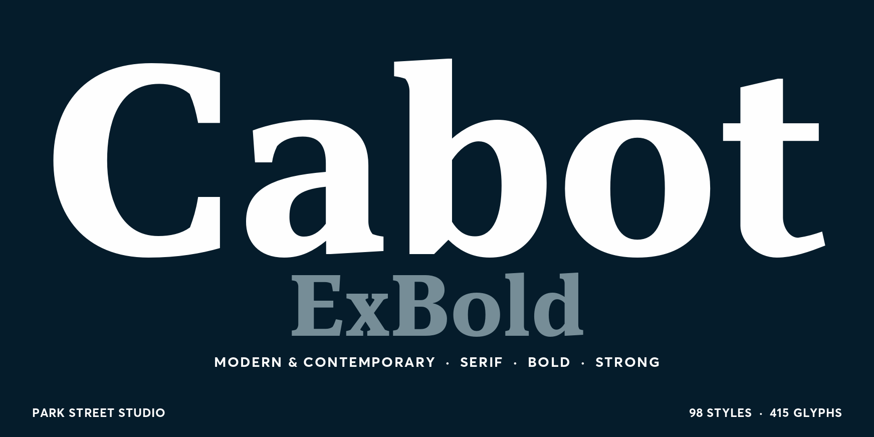 Cabot ExBold Thumbnail #1