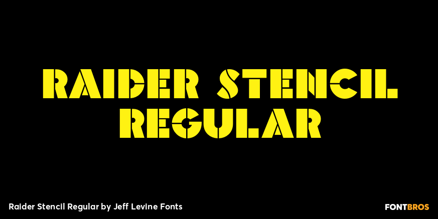 Raider Stencil Regular Thumbnail #1