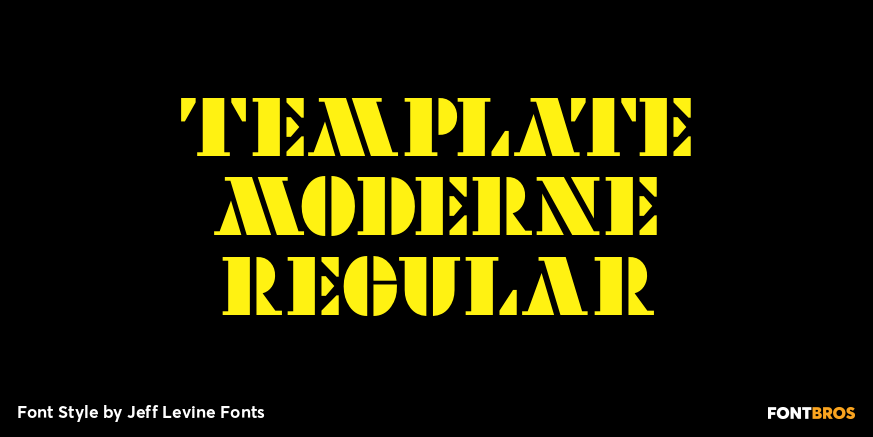 Template Moderne Regular Thumbnail #1
