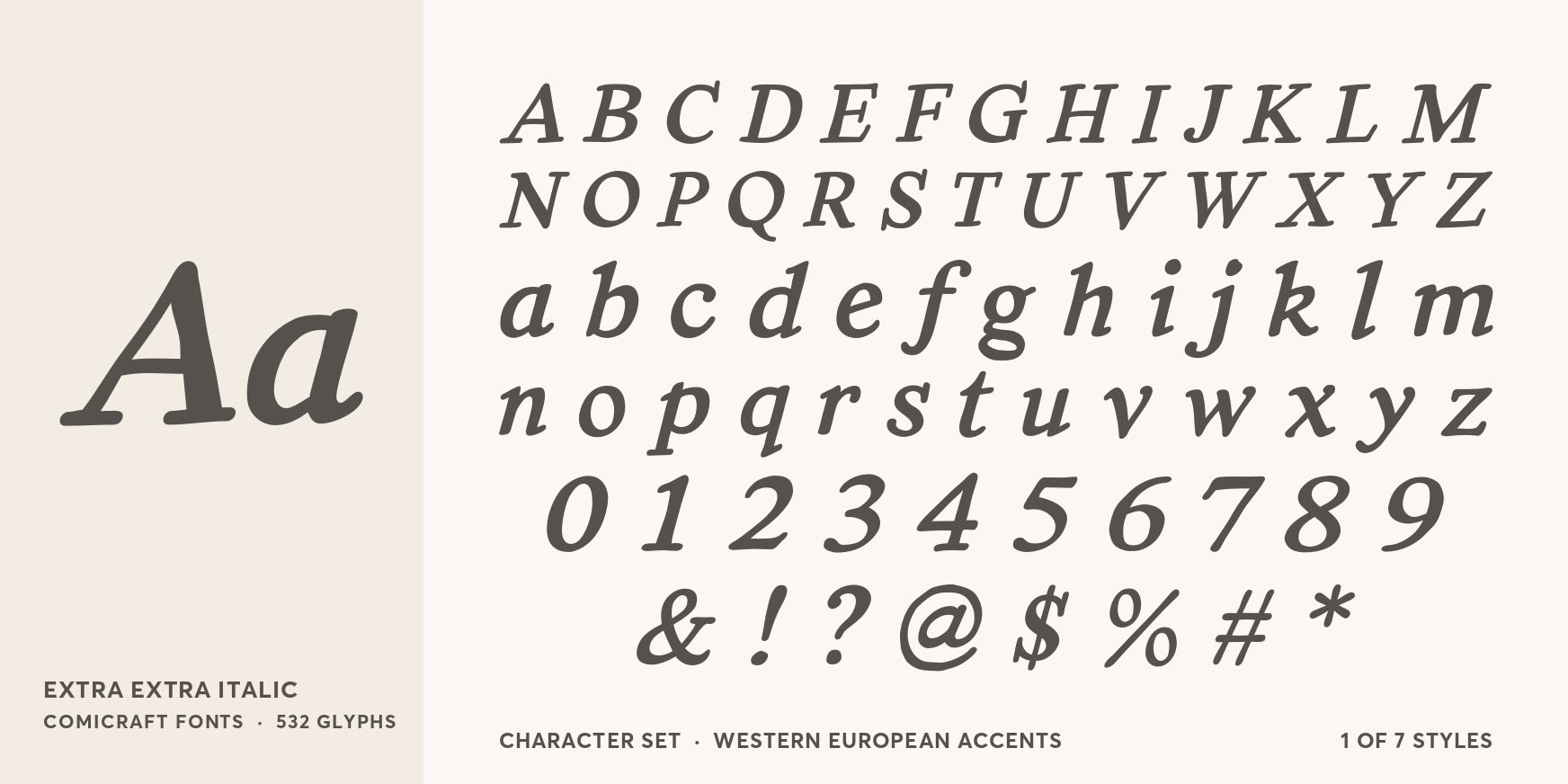 Extra Extra Italic Thumbnail #4