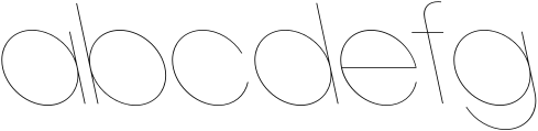 Ano Eight Upper Lower Back Italic Sample