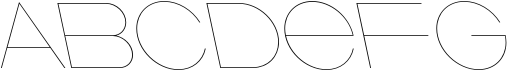 Ano Eighth Wide Back Italic Sample