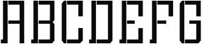 Bomburst Extra Condensed Light Sample