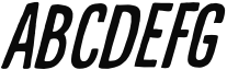 Liquid Amber Italic Sample