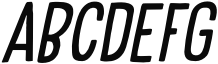 Goodie Bag Italic Sample