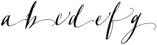 Paperchaser Calligraphy Ends Sample