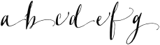 Paperchaser Calligraphy Upright Ends Sample