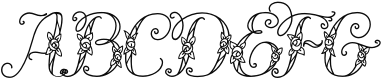 Divinity Rose Monograms Mix B Sample
