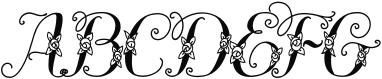Divinity Rose Monograms Solid Sample