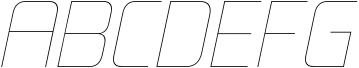 Kimberley Ultra Light Italic Sample