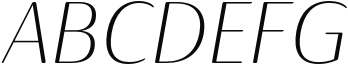 Ainslie Contrast Normal Light Italic Sample